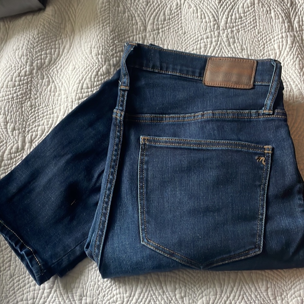 Madwell 9" mid-rise skinny dark jeans